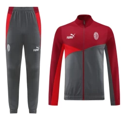 AC Milan Set Giacca da Allenamento 2024-25 Rosso Grigio