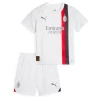 Bambino Maglia Calcio AC Milan 2023-24 Trasferta (+ Pantaloncini)