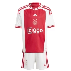 Bambino Maglia Calcio AFC Ajax 2023-24 Prima (+ Pantaloncini)