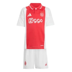Bambino Maglia Calcio AFC Ajax Amsterdam 2024-25 Prima (+ Pantaloncini)