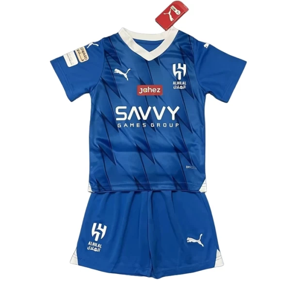 Bambino Maglia Calcio Al Hilal SFC 2023-24 Prima (+ Pantaloncini)