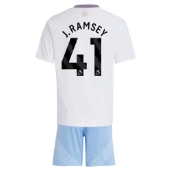 Bambino Maglia Calcio Aston Villa 2024-25 J.Ramsey #41 Trasferta (+ Pantaloncini)