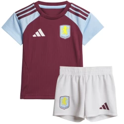 Bambino Maglia Calcio Aston Villa 2024-25 Prima (+ Pantaloncini)