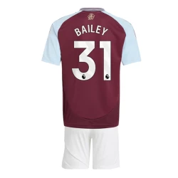 Bambino Maglia Calcio Aston Villa Bailey #31 2024-25 Prima (+ Pantaloncini)