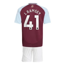 Bambino Maglia Calcio Aston Villa J.Ramsey #41 2024-25 Prima (+ Pantaloncini)