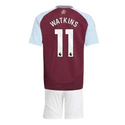 Bambino Maglia Calcio Aston Villa Watkins #11 2024-25 Prima (+ Pantaloncini)