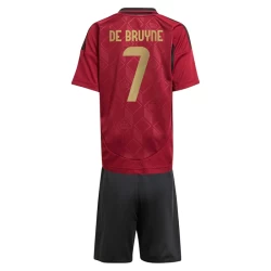 Bambino Maglia Calcio Belgio Kevin De Bruyne #7 Europei 2024 Prima (+ Pantaloncini)