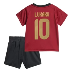 Bambino Maglia Calcio Belgio Romelu Lukaku #10 Europei 2024 Prima (+ Pantaloncini)