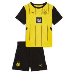 Bambino Maglia Calcio BVB Borussia Dortmund 2024-25 Prima (+ Pantaloncini)