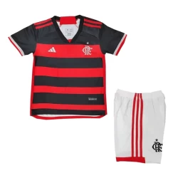 Bambino Maglia Calcio CR Flamengo 2024-25 Prima (+ Pantaloncini)