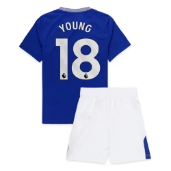 Bambino Maglia Calcio Everton FC Young #18 2024-25 Prima (+ Pantaloncini)