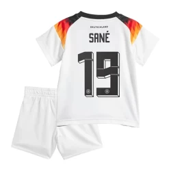 Bambino Maglia Calcio Germania Leroy Sané #19 Europei 2024 Prima (+ Pantaloncini)