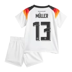Bambino Maglia Calcio Germania Thomas Müller #13 Europei 2024 Prima (+ Pantaloncini)