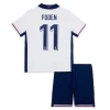 Bambino Maglia Calcio Inghilterra Phil Foden #11 Europei 2024 Prima (+ Pantaloncini)