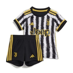 Bambino Maglia Calcio Juventus FC 2023-24 Prima (+ Pantaloncini)