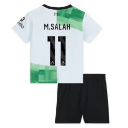 Bambino Maglia Calcio Liverpool FC 2023-24 Mohamed Salah #11 Trasferta (+ Pantaloncini)