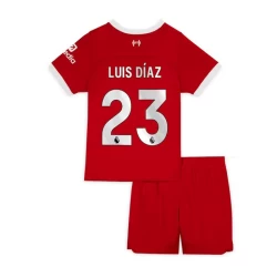 Bambino Maglia Calcio Liverpool FC Luis Diaz #23 2023-24 Prima (+ Pantaloncini)