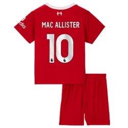 Bambino Maglia Calcio Liverpool FC Mac Allister #10 2023-24 Prima (+ Pantaloncini)