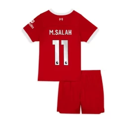 Bambino Maglia Calcio Liverpool FC Mohamed Salah #11 2023-24 Prima (+ Pantaloncini)