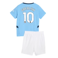 Bambino Maglia Calcio Manchester City Jack Grealish #10 2024-25 Prima (+ Pantaloncini)