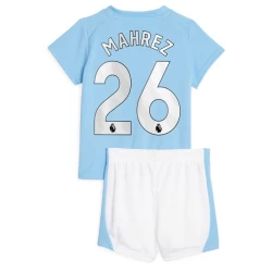 Bambino Maglia Calcio Manchester City Riyad Mahrez #26 2023-24 Prima (+ Pantaloncini)