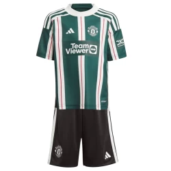 Bambino Maglia Calcio Manchester United 2023-24 Trasferta (+ Pantaloncini)