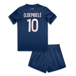Bambino Maglia Calcio Paris Saint-Germain PSG Ousmane Dembélé #10 2024-25 Prima (+ Pantaloncini)