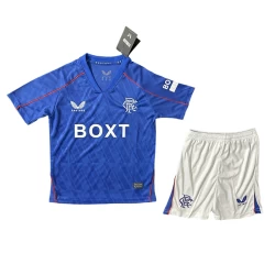 Bambino Maglia Calcio Rangers FC 2024-25 Prima (+ Pantaloncini)