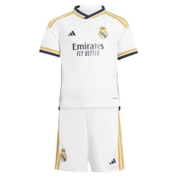 Bambino Maglia Calcio Real Madrid 2023-24 Prima (+ Pantaloncini)