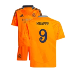 Bambino Maglia Calcio Real Madrid 2024-25 Mbappe #9 Trasferta (+ Pantaloncini)