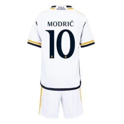 Bambino Maglia Calcio Real Madrid Luka Modrić #10 2023-24 Prima (+ Pantaloncini)
