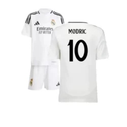 Bambino Maglia Calcio Real Madrid Luka Modrić #10 2024-25 Prima (+ Pantaloncini)