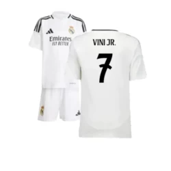 Bambino Maglia Calcio Real Madrid Vinicius Junior #7 2024-25 Prima (+ Pantaloncini)