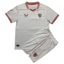 Bambino Maglia Calcio Sevilla FC 2023-24 Prima (+ Pantaloncini)