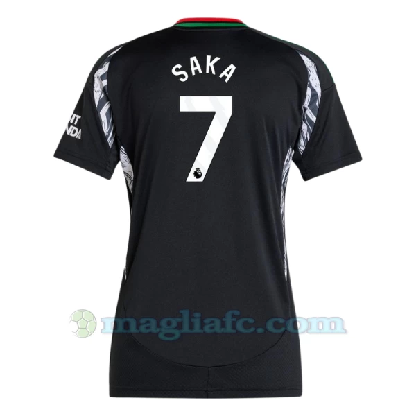 Donna Maglia Calcio Arsenal FC 2024-25 Bukayo Saka #7 Trasferta