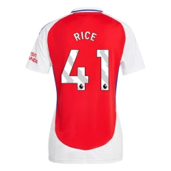 Donna Maglia Calcio Arsenal FC Declan Rice #41 2024-25 Prima