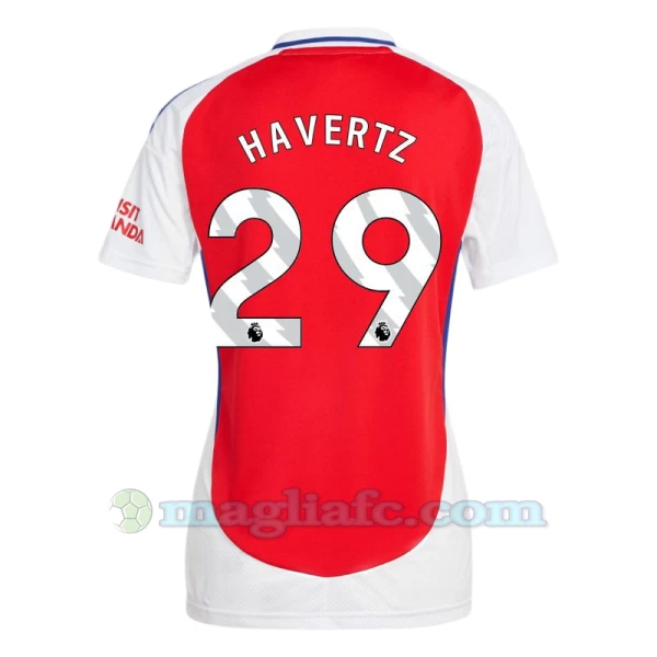 Donna Maglia Calcio Arsenal FC Kai Havertz #29 2024-25 Prima