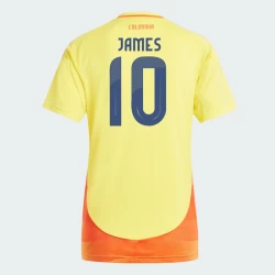 Donna Maglia Calcio Colombia James Rodríguez #10 Copa America 2024 Prima