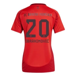 Donna Maglia Calcio FC Bayern München Ibrahimovic #20 2024-25 Prima