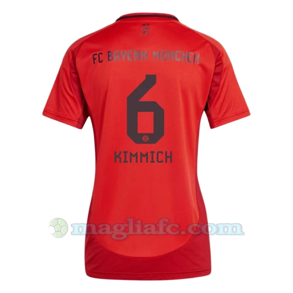 Donna Maglia Calcio FC Bayern München Joshua Kimmich #6 2024-25 Prima