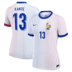 Donna Maglia Calcio Francia N'Golo Kanté #13 Europei 2024 Trasferta