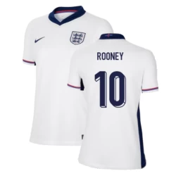 Donna Maglia Calcio Inghilterra Wayne Rooney #10 Europei 2024 Prima