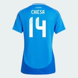 Donna Maglia Calcio Italia Federico Chiesa #14 Europei 2024 Prima