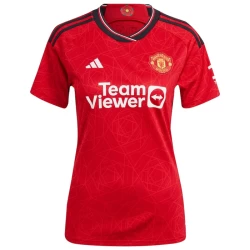 Donna Maglia Calcio Manchester United 2023-24 Prima