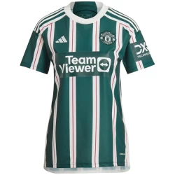 Donna Maglia Calcio Manchester United 2023-24 Trasferta