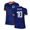 Donna Maglia Calcio Olanda Wesley Sneijder #10 Europei 2024 Trasferta