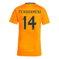 Donna Maglia Calcio Real Madrid 2024-25 Tchouameni #14 Trasferta