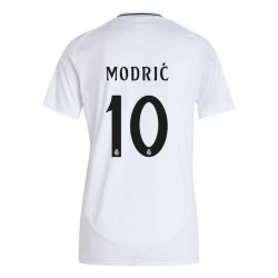 Donna Maglia Calcio Real Madrid Luka Modrić #10 2024-25 Prima