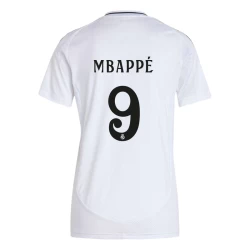 Donna Maglia Calcio Real Madrid Mbappe #9 2024-25 Prima