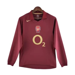 Maglia Arsenal FC Retro 2005-06 Prima Uomo Manica Lunga